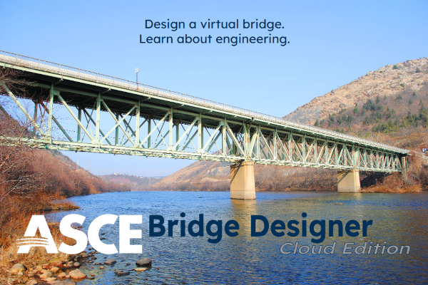 ASCE Bridge Designer splash image of Lehigh Gap, Pennsylvania, US